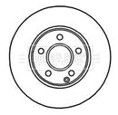Borg & Beck Brake Disc Pair Part No -BBD4721