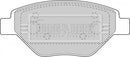 Borg & Beck Front Brake Pad Set -BBP1851