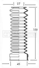 First Line Steering Gaiter Kit Part No -FSG3007