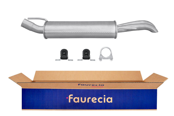 FAURECIA 8LD 366 036-471 Rear Muffler - Easy2Fit® Kit - fits VW POLO IV (9A4, 9A2, 9N2, 9A6)