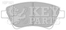 Key Parts Brake Pad Set -KBP1821