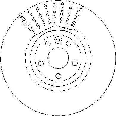 Disctech Brake Disc - Fits Bedford, Jaguar - ABD3408 - Front Axle