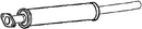 Klarius VO420L - Box With Centre Pipe  - Fits Volvo C30 2.0TD