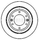 Borg & Beck Brake Disc Pair Part No -BBD5188
