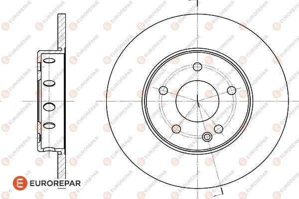 Eurorepar Brake Disc - 1618875880