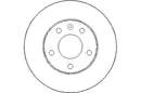 Disctech Brake Disc - Fits Ldv, Opel - ABD3013 - Front Axle