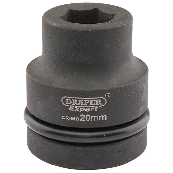 Expert HI-TORQ 6 Point Impact Socket, 1" Sq Dr, 20mm