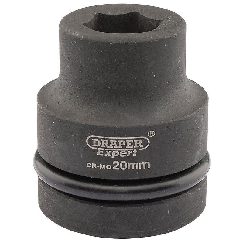Expert HI-TORQ 6 Point Impact Socket, 1" Sq Dr, 20mm