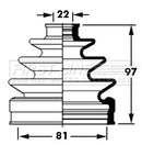 First Line Cv Joint Boot Kit Part No -FCB2380