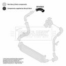 Borg & Beck Turbo Hose Part No -BTH1564
