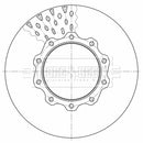Borg & Beck Brake Disc - BBD32638