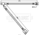Borg & Beck Brake Hose Part No -BBH7918