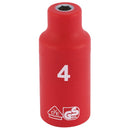 Draper Expert 4MM VDE 1/4" Insul. Socket - 31143