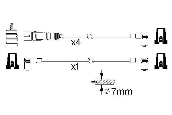 Bosch Ignition Lead Part No - 0986356343