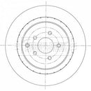 Borg & Beck Brake Disc Single Part No -BBD6094S