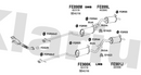 Klarius FE900K - Box With Centre Pipe  - Fits Ford Transit Connect 1.8TC