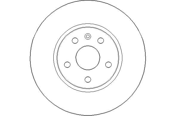 Disctech Brake Disc - Fits Chevrolet, Kia - ABD2125 - Front Axle