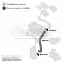 Borg & Beck Turbo Hose Part No -BTH1376