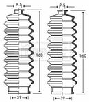 Borg & Beck Steering Gaiter Kit Part No -BSG3254