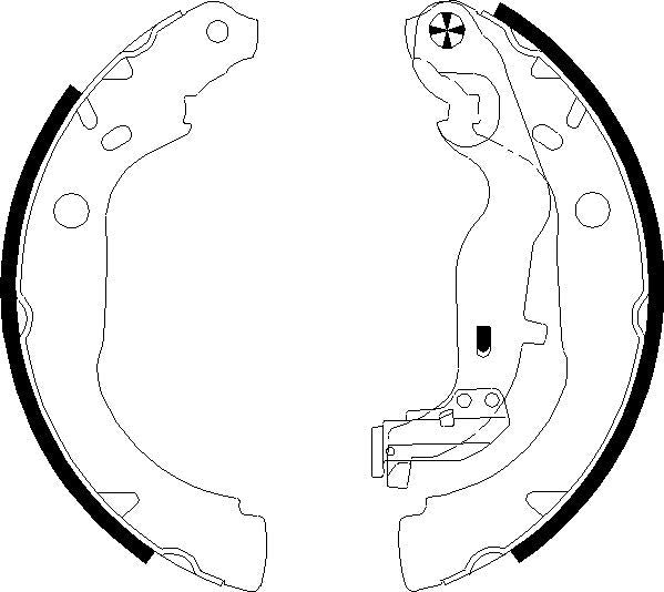 Mintex Brake Shoes fits -Dacia MFR746 (also fits other vehicles)