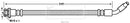 Borg & Beck Brake Hose Part No -BBH7706