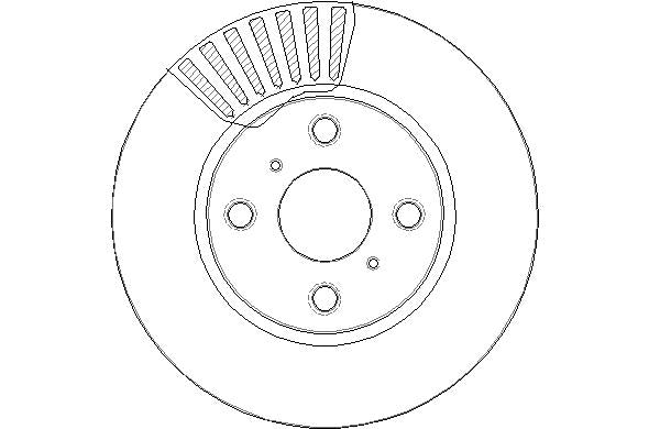 Disctech Brake Disc - Fits Autobianchi - ABD2608 - Front Axle