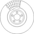 Disctech Brake Disc - Fits Jaguar - ABD3396 - Front Axle
