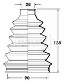 Borg & Beck Cv Joint Boot Kit Part No -BCB6085