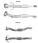 BM Cats Front Pipe - BM70637 with Fitting Kit - FK70637