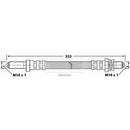 Borg & Beck Brake Hose Part No -BBH6589