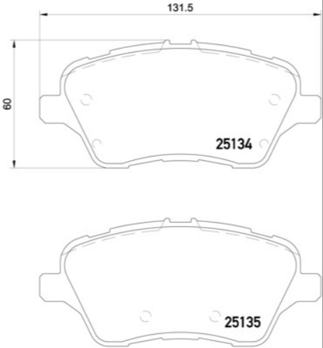 Brembo Brake Pad Set - P24151