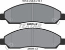 Textar Brake Pad Set - 2437001