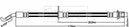 Borg & Beck Brake Hose Part No -BBH8044