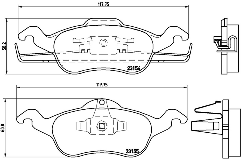 Brembo Brake Pad Set - P24046