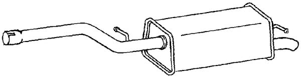 Klarius VW670B - Box With Tail Pipe