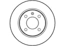 Disctech Brake Disc - Fits Skoda, Toyota - ABD3009 - Front Axle
