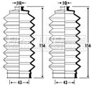 First Line Steering Gaiter Kit Part No -FSG3305