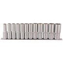 Draper 12pc 1/2" Deep Socket Set Rail - 16403