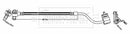 Borg & Beck Brake Hose Part No -BBH8832