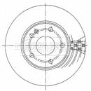 Borg & Beck Brake Disc Pair Part No -BBD4486