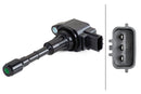 HELLA 8ET 358 095-221 Air Mass Sensor - 4-pin connector - Pipe-neck