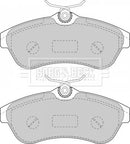 Borg & Beck Brake Pad Set - BBP1735