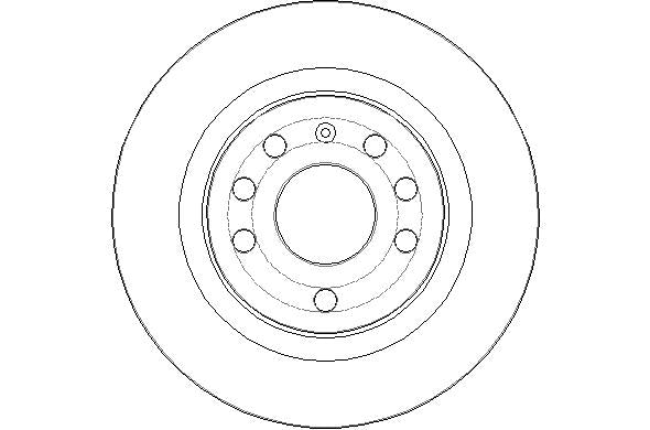 Disctech Brake Disc - Fits Opel, Suzuki - ABD3117 - Rear Axle