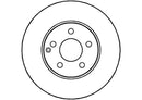 Disctech Brake Disc - Fits Mercedes-benz - ABD2836 - Front Axle