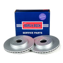 Borg & Beck Brake Disc Pair Part No -BBD4238