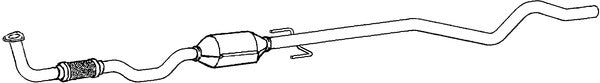 Klarius 322552 - Catalyst Type Approved Withpip  - Fits Opel Combo 1.7CDTi