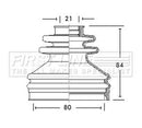 First Line Cv Joint Boot Kit Part No -FCB2699