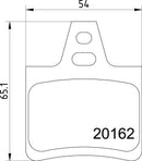 Mintex Brake Pad Set fits -Citroën MDB1425 (also fits other vehicles)