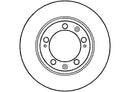 Disctech Brake Disc - Fits Opel, Porsche - ABD3537 - Front Axle