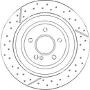 Disctech Brake Disc - Fits Mercedes-benz - ABD3405 - Rear Axle